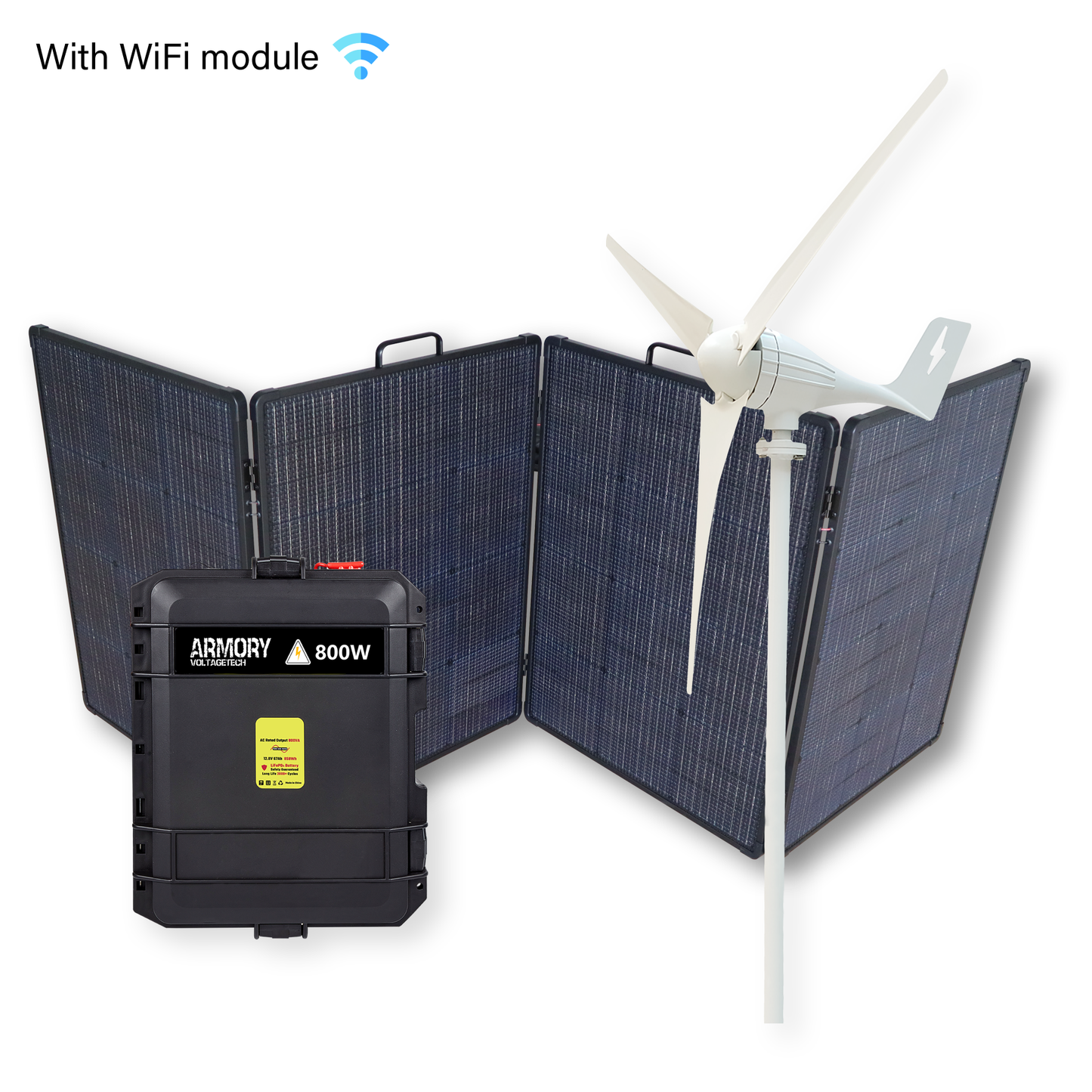 Ветряные / солнечные генераторные установки - Макс.