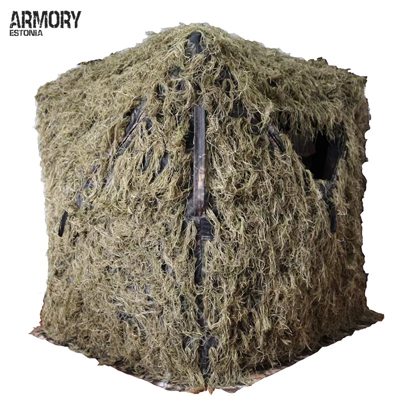 Camouflage military tent