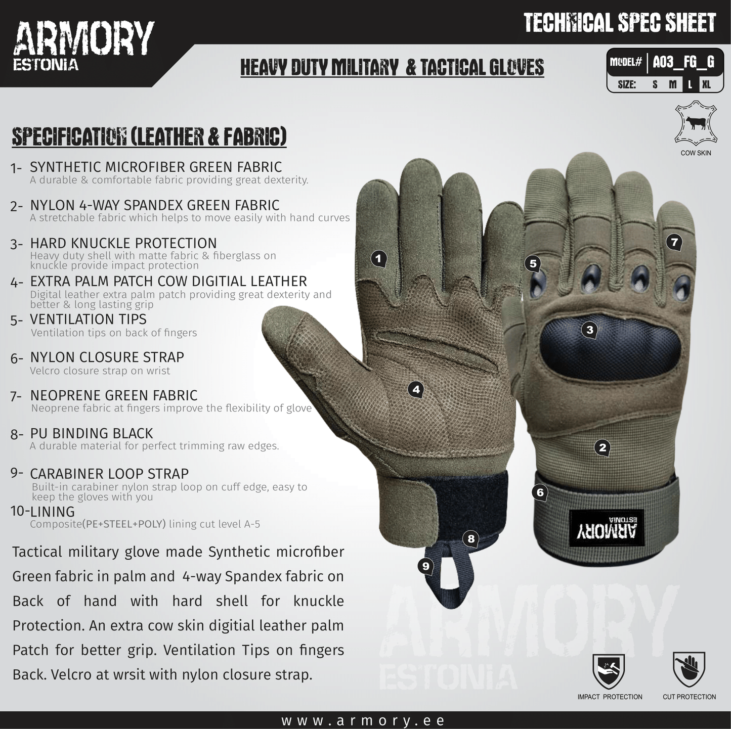 Tactical gloves