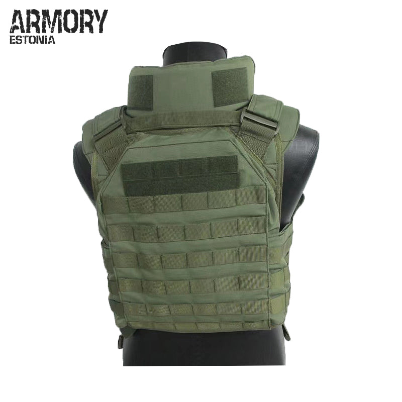 Soft armor NIJ Level 3A plate carrier with neck and groin protection