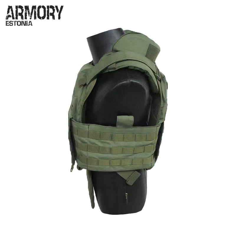 Soft armor NIJ Level 3A plate carrier with neck and groin protection